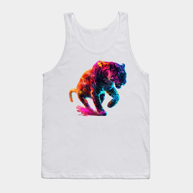 leopard Tank Top by enzo studios